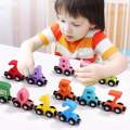 Wooden Magnetic Digital Train Dragging Building Blocks Toy Car Magnet Game Magnetic Game for Kids. 
