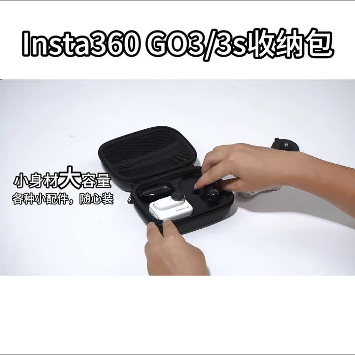 For Insta360 GO3/GO3S Mini Case Bag Collection EVA Portable Travel Storage Waterproof Box for Insta360 GO3S Cameras Accessories