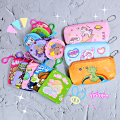 Cute cartoon coin purse wallet card holder zipper pocket handy multi-color giveaway gift giveaway. 