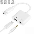 2 In 1 Splitter Lightning To Lightning And AUX 3.5mm Jack. 
