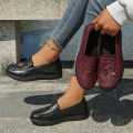 Women Shoes Ultra-Light Polyurethane Sole Artificial Leather Shoes Woman 2026 Summer Ladies' Single Shoes.