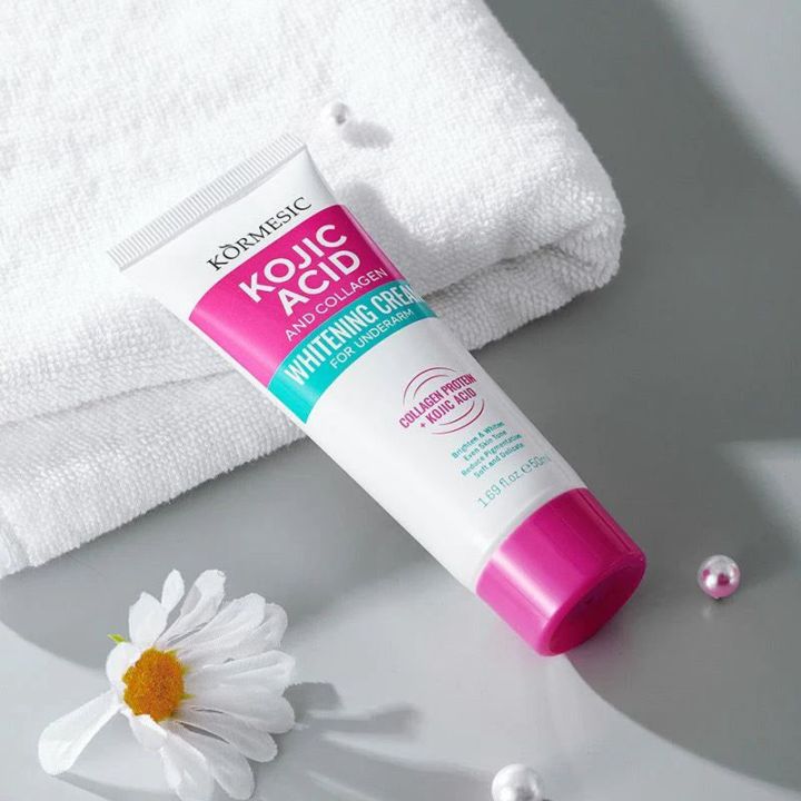 Kormesic%20Kojic%20Acid%20and%20Collagen%20Underarm%20Whitening%20Cream%2050ml%20-%20Image%203