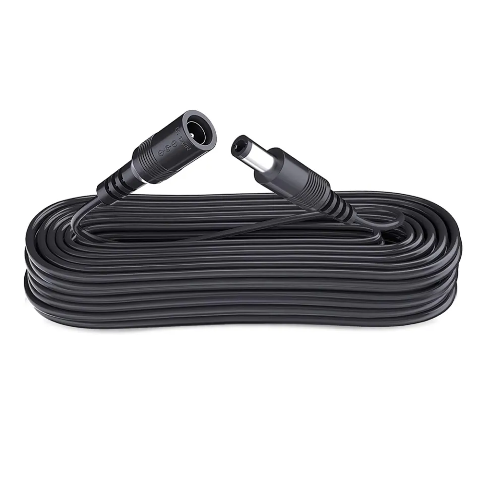 DC 12V Plug Extension Cable - 9.84ft, 5.5mm X 2.1mm Male To Female, 22AWG For Routers, Cameras, LED Lights - View #8