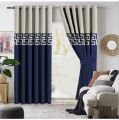 Versace style curtains very very fine quality and silver rings no rusting on rings. 