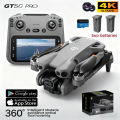 NEW FPV GT50 4.3-inch screen RC Remote 720 HD Camera High Quality optical flow obstacle avoidance 4.3-inch screen control brushless dual WIFI professional drones camera. 