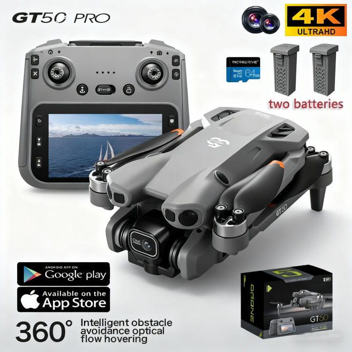 NEW%20FPV%20GT50%204.3-inch%20screen%20RC%20Remote%20720%20HD%20Camera%20High%20Quality%20optical%20flow%20obstacle%20avoidance%204.3-inch%20screen%20control%20brushless%20dual%20WIFI%20professional%20drones%20camera%20-%20Image%203