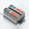 Wire Connector KV2.5 Direct Insertion Quick Terminal Block Rail Type Instead Of UK ST PT SAK Docking For Parallel Connection. 