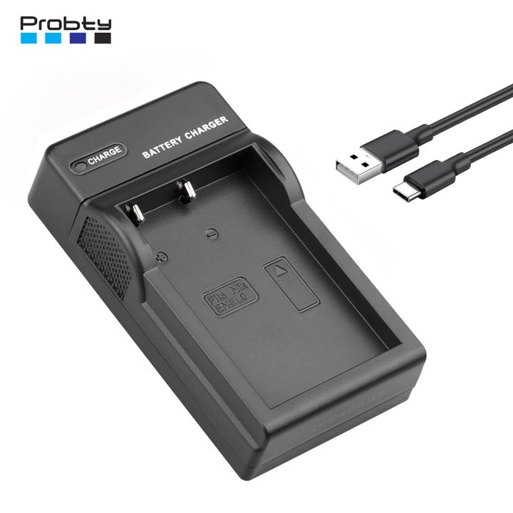 Probty EN-EL9 EN EL9a Battery Charger For  D40, D40X, D60, D3000, D5000 Cameras, MH-23 Charger