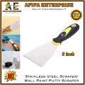Premium Quality - 3 inches (75mm) Steel Scraper/ Wall Paint Putty Scraper.