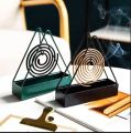Stylish Triangle Mosquito Coil Holder Coil Stand Iron. 