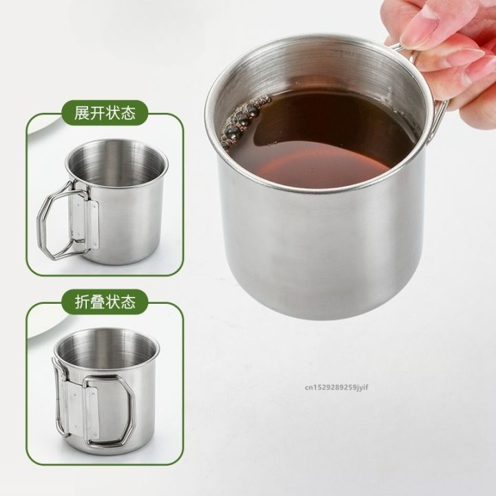 Stainless%20Steel%20Camping%20Cup%20250/350/500/700ml%20Portable%20Mountaineering%20Cups%20With%20Foldable%20Handle%20Outdoor%20Water%20Mug%20Drinkware%20-%20Image%203
