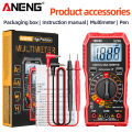ANENG SZ06 Smart Digital Multimeter 2000 Count 600V AC/DC Voltage Meter 10A DC Current Ohm Resistance Diode Measuring Test Tools. 