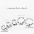 20PCS Multi-Purpose Hose Clamps - Adjustable Pipe Clips & Locking Bands for Secure Water Pipe, Gas Pipe Fixing & Tightening. 
