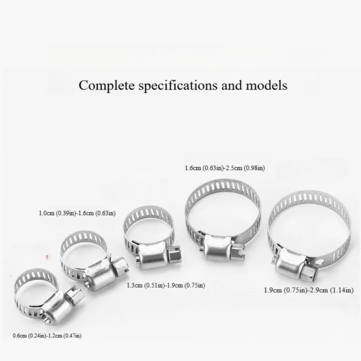20PCS%20Multi-Purpose%20Hose%20Clamps%20-%20Adjustable%20Pipe%20Clips%20&%20Locking%20Bands%20for%20Secure%20Water%20Pipe,%20Gas%20Pipe%20Fixing%20&%20Tightening%20-%20Image%202