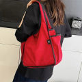 Large Capacity Lady Tote Bag Foldable Thickening Shopping Bag Lightweight Handbag Double-layer Shoulder Bag for Women. 