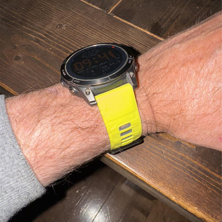 Fenix8%20Watch%20Band%20For%20Garmin%20Fenix%208%2047mm%2051mm%20E%207%207X/Epix%20Pro/6%206X%205X%20Plus/Enduro%203%20QuickFit%2026mm%2022mm%20Silicone%20Strap%20Bracelet%20-%20Image%205