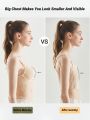 Women Breathable Chest Breast Binder Side Buckle Short Vest Tops Underwear Tank Wireless Wrap Bandages Flat Tomboy Seamless.