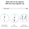 GOOJODOQ Universal Stylus Pen 2-In-1 Aluminum Automatically Absorb Pen For Tablet iPad Xiaomi Samsung Touch Pen Phone Stylus. 