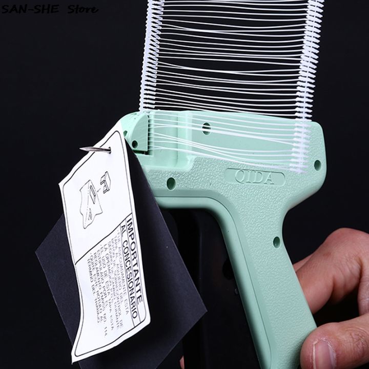 New Clothes Garment Price Label Tagging Tag  1000 X 3"  Barbs + 5 Needles Set Machine