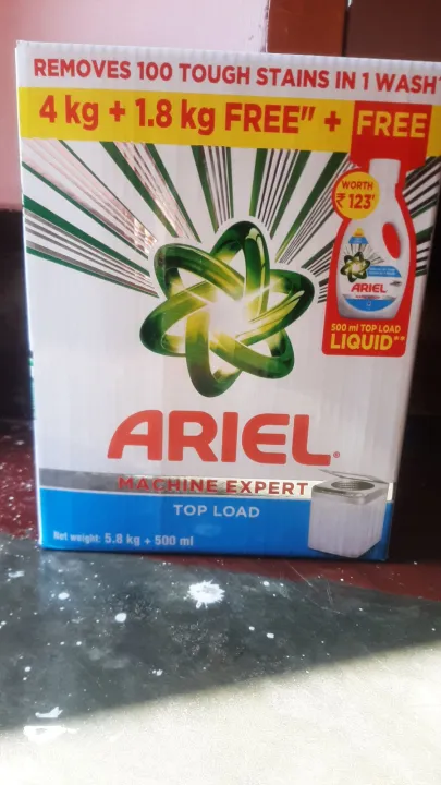 Ariel%20Matic%20Top%20Load%20Detergent%20Combo%20-%20Powder%20+%20Liquid%20(%204%20+1.8%20kg%20Washing%20Powder%20With%20500ml%20Matic%20Liquid%20Free%20)%20-%20Image%203