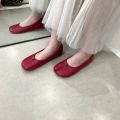 Women Flats Tabi Ninja Shoes Woman Microfiber Leather Comfy Flats Split Toe Slippers Soft Bottom Loafers 2024 New Fashion Design.