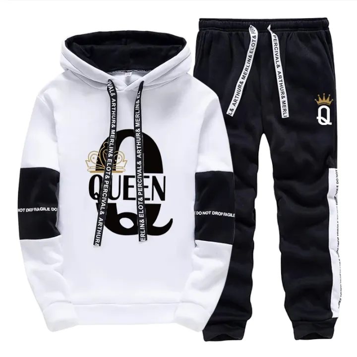 King%20Queen%20Printing%20Mens%20Womens%20Tracksuit%20Hot%20Sales%20Casual%20Hooded%20Sweatshirts%20Sweatpants%202%20Pcs%20Set%20Home%20Street%20Couple's%20Clothing%20-%20Image%206
