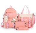 4pcs girls college bagpack. 