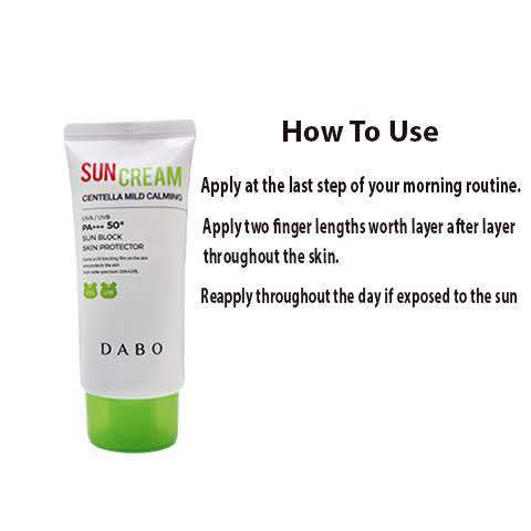 Dabo%20Centella%20Mild%20Calming%20Sun%20Block%20Skin%20Protector%20UVA/UVB%20PA+++%2050+%20(Korea)%20-%20Image%204