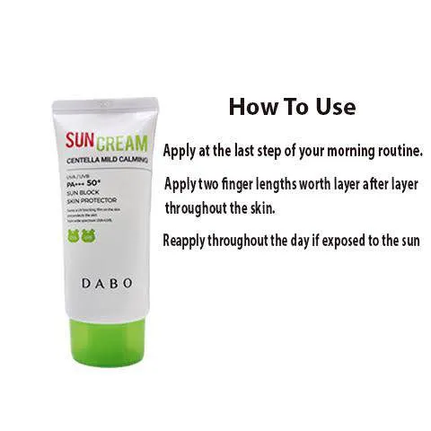 Dabo%20Centella%20Mild%20Calming%20Sun%20Block%20Skin%20Protector%20UVA/UVB%20PA+++%2050+%20(Korea)%20-%20Image%204