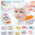 Cute Print Kids Baby Shower Bath Sponge Rub Cartoon Elephant Body Wash Towel Infant Toddle Newborn Bath Brushes Soft Rub.