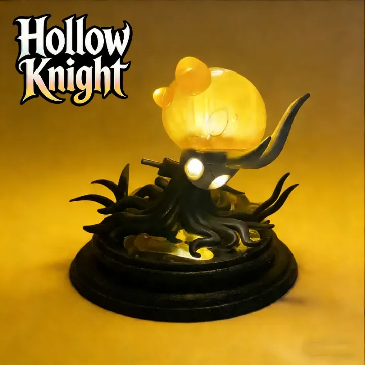 Lost Kin Plush 16cm Hollow Knight Broken Vessel Light Up Game Aciton Figure Lost Kin ...