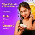 Chemist at Play Brightening Roll On For Neck, Knee & Elbow With 6% Vitamin C+ Hyaluronic Acid, AHAs, Niacinamide, & Ceramides | Helps Reduction in Pigmentation & Hydrates Dry Skin | 40ml. 