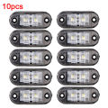10PCS Warning Lights LEDs Diode Light Trailer Truck Yellow Orange White Red LED Side Marker Lamp 12V 24V.