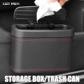 Car Door Storage Box Trash Bin with Lid Universal Car Side Door Storage Organizer Waterproof Leak-proof Auto Garbage Container. 