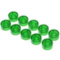 10Pcs/pack 2.5cm Electric Guitar Effect Pedal Foot Nail Cap Amplifiers Candy Color Foot Switch Toppers Knob Accessories. 