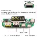 18650 Charging Board Dual USB 5V 2.4A Mobile Power Bank Module 186 50 Lithium Battery Charger Board Circuit Protection. 