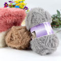 200g Imitation Fur Yarn for Knitting Handmade Slippers, Warm Sweaters, Scarves, and Hats. 