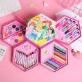 Disney Princess kids art set ,colour box color pencil ,crayons , water color, sketch pens set of 46 pieces for boys and girls best birthday gift. 