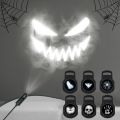 USB Projector Light Halloween Ghost Skull Night Light Switchable Pattern LED Projector Lamp for Room Ceiling Window Wall Decor. 