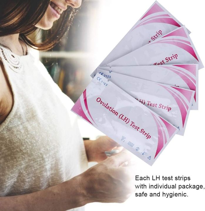 Pelvifine Ovulation Test Strips for Women, Ovulation Predictor Kit, Accurate Fertility Tests for Home, LH Strips with Cups, 25pc