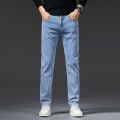 2026 New Cotton Men's Jeans Denim Pants Brand Classic Clothes Overalls Straight Trousers for Men Black Size 28-40. 