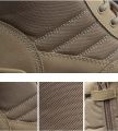 Military Combat Boots Men Breathable Special Forces Hiking Army Shoes Lightweight Outdoor Training Non-Slip Tactical Patrol Shoes,Khaki Winter Camel Shoes. 