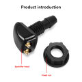 2Pcs Front Windshield Washer Nozzles – Adjustable Spray Jets for Jeep&Dodge Ram 1500 2500 3500,Challenger,Caliber,Clog-Resistant. 