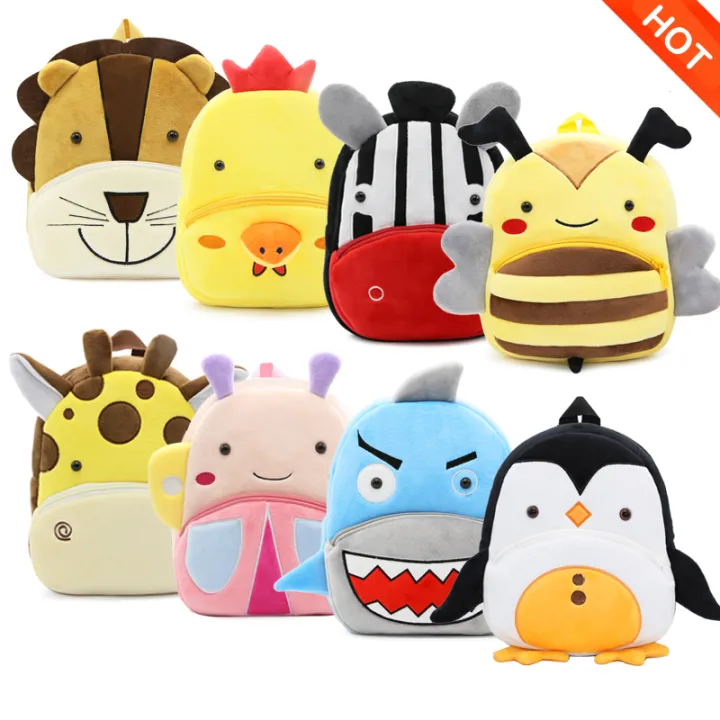 Cute%20Cartoon%20Animal%20Plush%20Backpack%20Soft%20Children%20Kindergarten%20Schoolbag%20Toddler%20Travel%20Bag%20%20For%20Girls%20Boys%20-%20Image%202