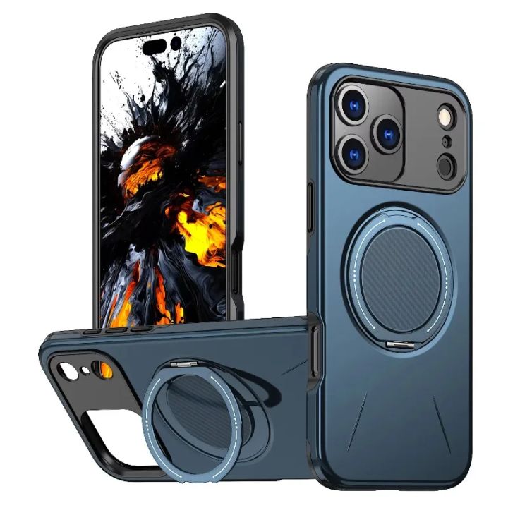 Premium%20Car%20Magnetic%20Ring%20Stands%20Protect%20Cover%20For%20iPhone%2018%2017%20Air%2016E%2015%2014%20Plus%2013%2012%20Pro%20Max%20Anti-Shock%20Wireless%20Charge%20Case%20-%20Image%205