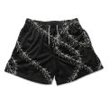 Y2K Christian Angel Cross Print Gym Shorts for Men Active Track Shorts with Pockets Athletic Workout Training Running Jogging. 