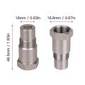 New Oxygen O2 Sensor Spacer Adapter Connector Fix Check Engine Light Converter M18X1.5 With Filter Screen. 