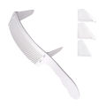 Barber Flat Top Haircut Comb Curved Hair Clipping Cutting Arced Comb Professional Hair Cutting Curved Positioning Comb.