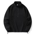 Winter Front Zipper And Front Pocket Design Polar Sweatshirt For Men And Women. 