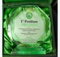 Trophy |Shields Award | Glass Crystal Trophy (Customize). 